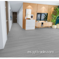 Piso laminado de tablones de gris gris de 8 mm